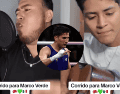 “No importa si es de oro o de plata”, se escucha en el corrido compuesto en honor al boxeador olímpico mexicano Marco Verde. EFE/ ARCHIVO/ TIKTOK/ oscarcortescompositor