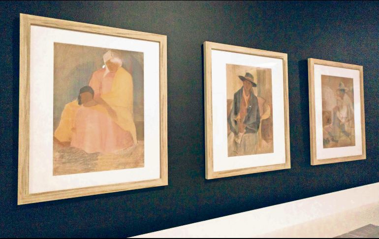 La exhibición desarrolla un recorrido en el que se muestran los lazos que estableció Siqueiros con diversos artistas durante sus viajes al extranjero. EL UNIVERSAL