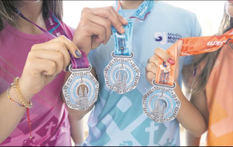 En su diseño, las medallas muestran la efigie de la Catedral de San Juan de los Lagos. CORTESÍA