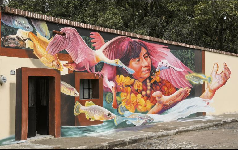 Mural de Adry del Rocío en Teuchitlán. OCRTESÍA/ Manfred Meiners