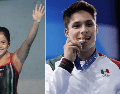 Alejandra Estudillo  y Osmar Olvera están en la lista de los deportistas mexicanos que podrían darlo todo en los Juegos Olímpicos de 2028. AFP / EFE / ARCHIVO