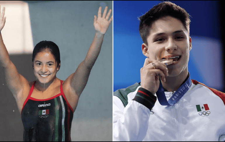 Alejandra Estudillo  y Osmar Olvera están en la lista de los deportistas mexicanos que podrían darlo todo en los Juegos Olímpicos de 2028. AFP / EFE / ARCHIVO