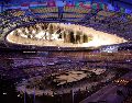 Es la imagen del final de la ceremonia de clausura de los Juegos Olímpicos de París 2024 celebrada este domingo, en el Estadio de Francia en Saint-Denis (Francia). EFE/ L. Jr