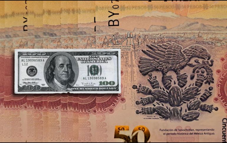 El precio del dólar subió ligeramente frente al peso mexicano esta mañana. EL INFORMADOR / ARCHIVO