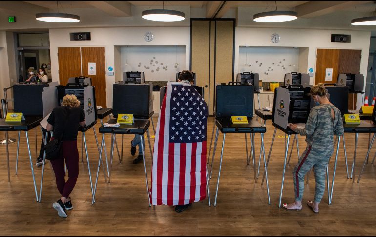 Muchas preguntas surgen en torno a la manera en la que en Estados Unidos los ciudadanos eligen a nuevo jefe de gobierno, así como el entender cómo funciona su polémico proceso electoral. AFP / ARCHIVO