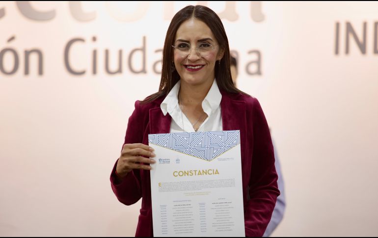 Se emitió la constancia de mayoría en favor de Laura Imelda Pérez Segura como presidenta municipal de San Pedro Tlaquepaque. CORTESÍA.