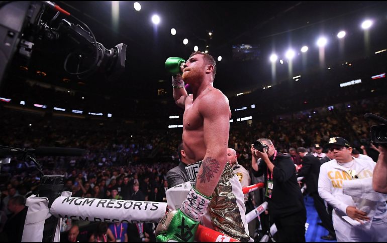 La última pelea del Canelo tuvo lugar el pasado sábado 4 de mayo, también en la T-Mobile Arena de Las Vegas. IMAGO7