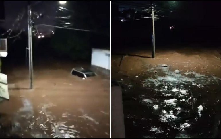 Según los primeros reportes de medios de comunicación locales, lo que provocó las inundaciones fue el desbordamiento de una presa y del Río La Peñita. ESPECIAL