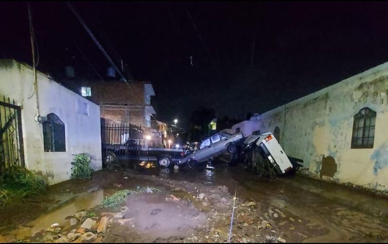 El municipio de Zapotlanejo fue azotado por una intensa lluvia que provocó inundaciones y muchos daños materiales. ESPECIAL