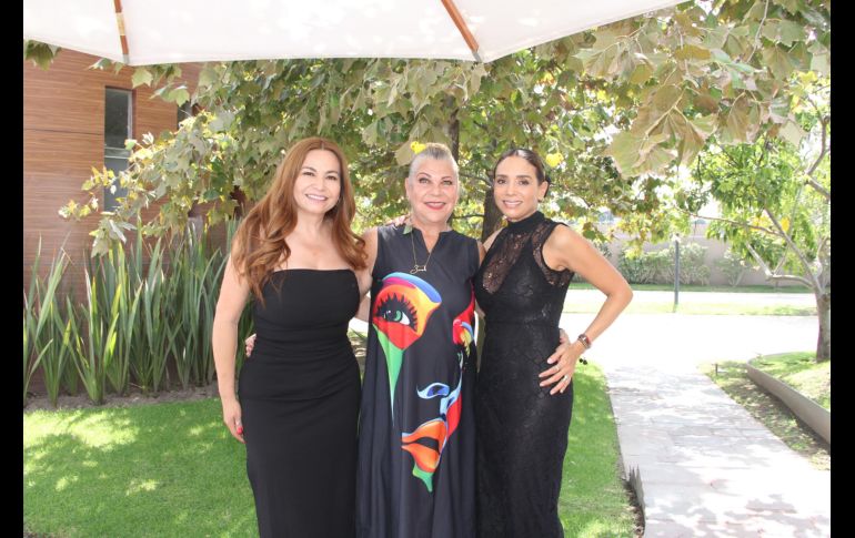 Vero Castro, Norma Bush y Clo Jiménez. GENTE BIEN JALISCO/ Esmeralda Ecamilla