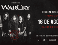 Las entradas para el concierto en Guadalajara están disponibles en línea a través de TicketNow y en la taquilla de C3 Stage. ESPECIAL/@WarCryOficial.