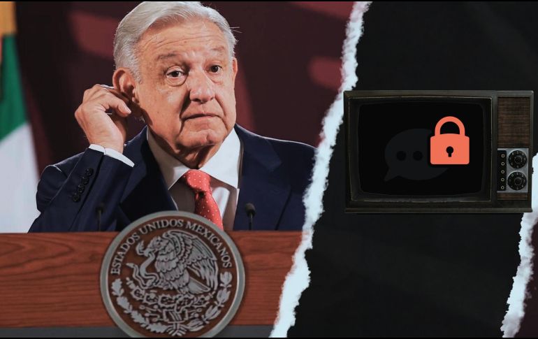 El Presidente Andrés Manuel López Obrador indicó que deben garantizarse las libertades y llamó a que no haya censura. ESPECIAL / SUN