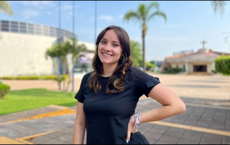 María Andrea Ramírez Pinot, estudiante de la Licenciatura en Ciencias de la Comunicación, UNIVA Guadalajara. ESPECIAL/UNIVA.