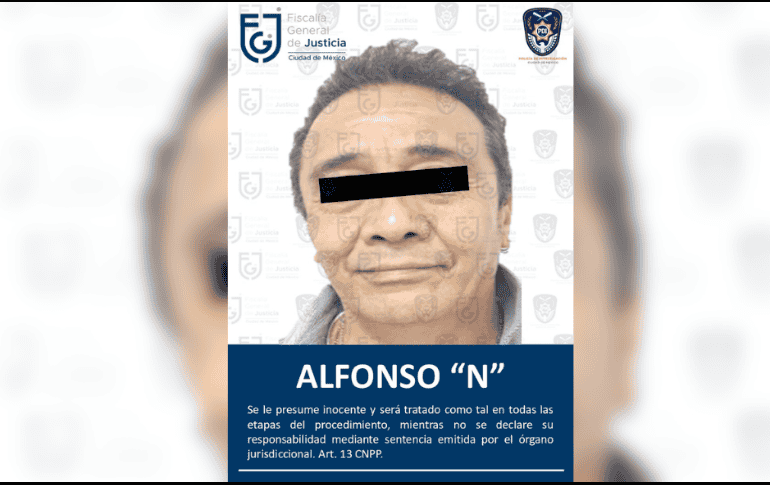 Un juez ratificó la medida cautelar de prisión preventiva a Alfonso “N”. CORTESÍA/X/ @FiscaliaCDMX.