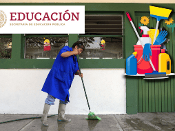 Los padres deberán participar en la limpieza de las escuelas de preescolar, primarias y secundarias. INFORMADOR / ARCHIVO / SEP / FREEPIK