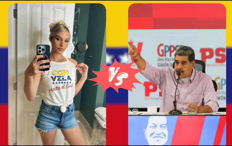 A través de su cuenta oficial en X, Lele dejó claro su apoyo al pueblo venezolano y su rechazo a las críticas del presidente. X/@lelepons/EFE