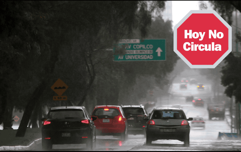 El Hoy No Circula aplica en las 16 alcaldías de la CDMX y en 18 municipios de Edomex. ESPECIAL/ NOTIMEX/ ARCHIVO.