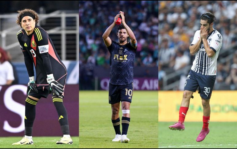 Guillermo Ochoa, Carlos Vela y Rodolfo Pizarro son los futbolistas aztecas que están en la penumbra veraniega. IMAGO7.