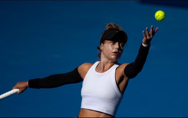 Renata Zarazúa está en los octavos de final del Abierto de Monterrey. EFE/M. Sierra