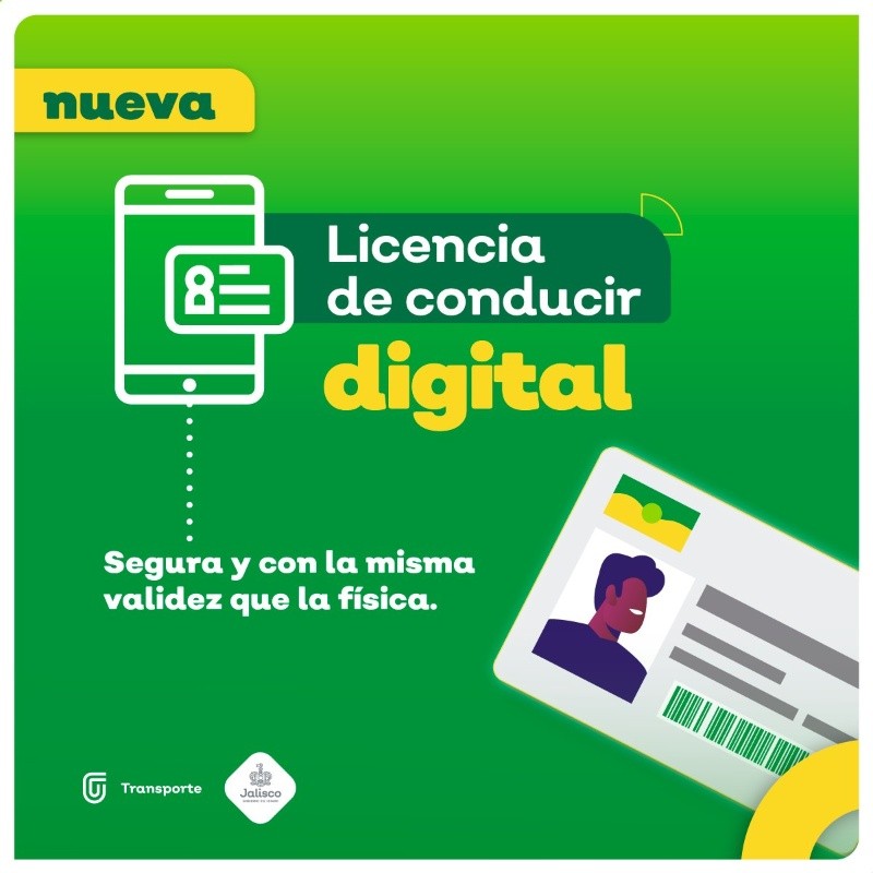 Obtén tu Licencia de Conducir Digital. FACEBOOK/ Gobierno de Jalisco