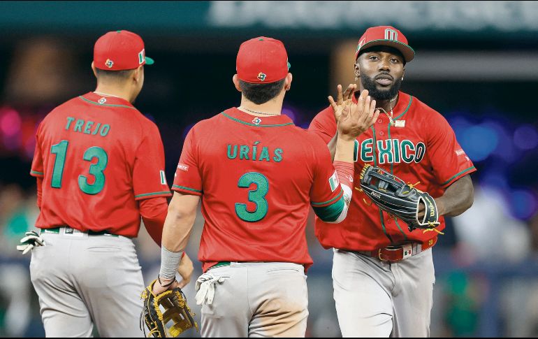 México fue uno de los equipos sensación en el Clásico Mundial de Beisbol de 2023. AFP/M. Briggs