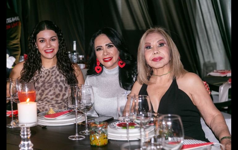 Yadira Gallo, Luz María Alarcón y Rosalba Curiel. GENTE BIEN JALISCO/ Jorge Soltero