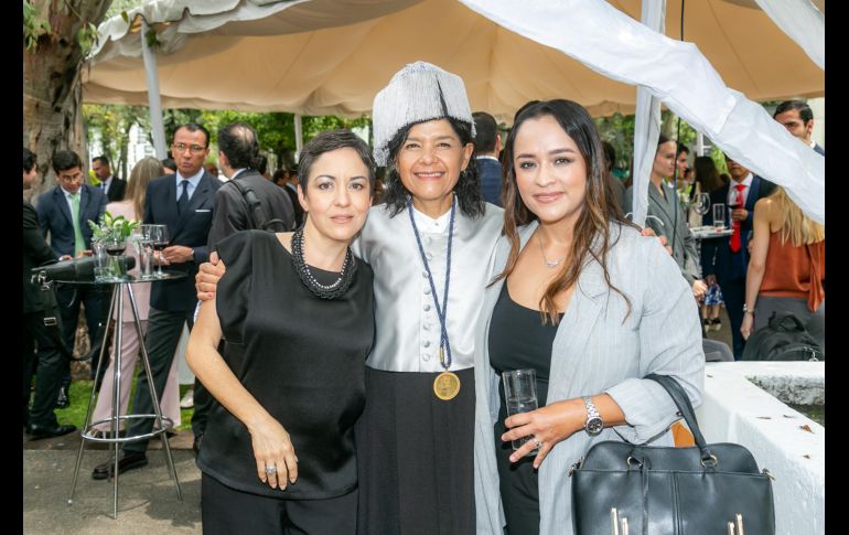 Myriam Ibarrola, María Elena Gutiérrez y Mafalda Wario. GENTE BIEN JALISCO/ Jorge Soltero