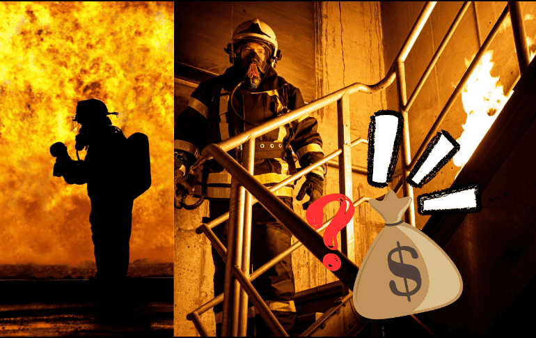 El salario de un bombero depende de su experiencia laboral. ESPECIAL/Imagen de Elias en Pixabay/Imagen de Tobias Rehbein en Pixabay