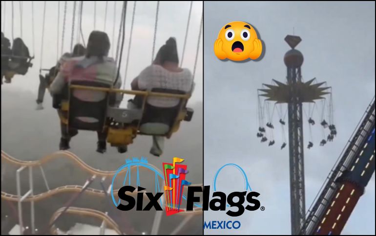 A través de redes sociales se comenzó a compartir el video. X / @porktendencia / Six Flags México