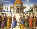 «Nadie puede venir a mí si el Padre no se lo concede». WIKIPEDIA. «Cristo entrega a Pedro las llaves del reino de los cielos«, de Pietro Perugino