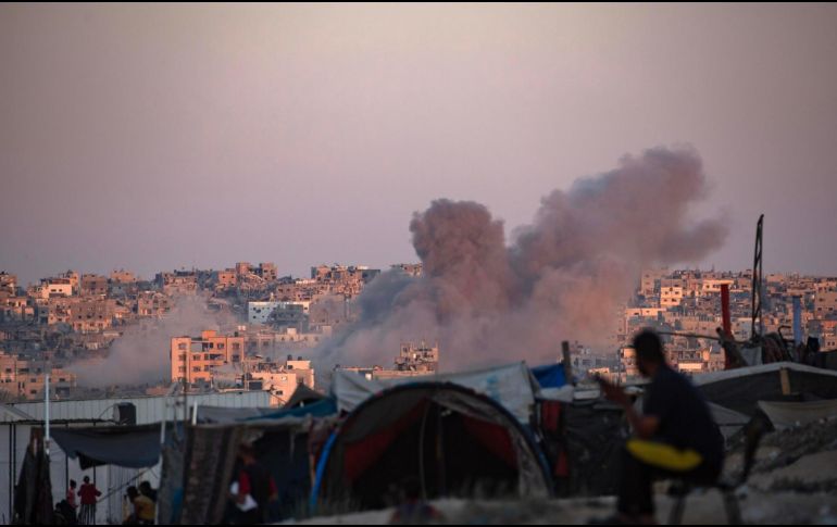 Las negociaciones de tregua en El Cairo tienen lugar después de que el viernes Egipto, Estados Unidos e Israel mantuvieran en la capital egipcia conversaciones para intentar enfilar el acuerdo. EFE/H. IMAD