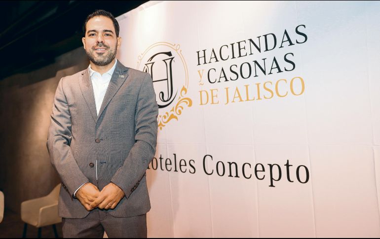 El presidente de la Asociación Haciendas y Casonas de Jalisco espera que crezca el actual porcentaje de ocupación de sus 38 afiliados. EL INFORMADOR/ H. Figueroa