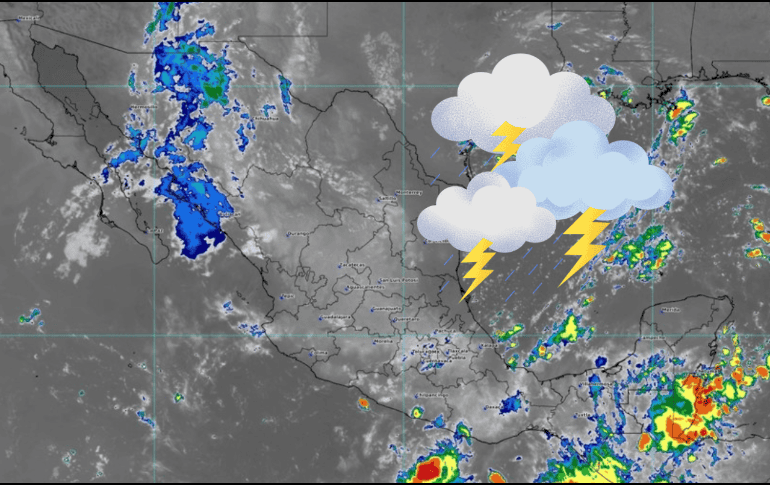 Las condiciones climáticas del país para esta semana estarán afectadas por la Onda Tropical 19. ESPECIAL / SMN