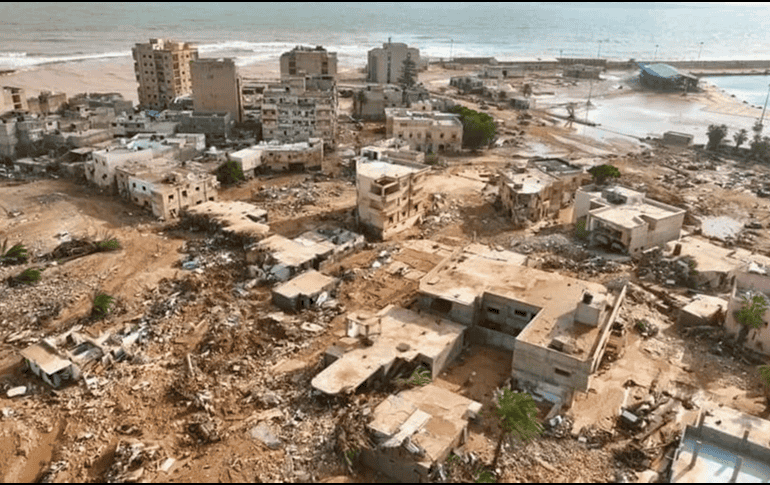 El próximo 10 de septiembre se cumple un año del desastre de Derna, después de que el ciclón Daniel provocara inundaciones que colapsaron sus dos presas. EFE / ARCHIVO