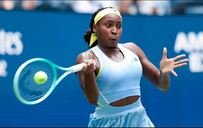 Gauff defiende el título del US Open y afirma que lo hace liberada de la presión. EFE/J. Lane