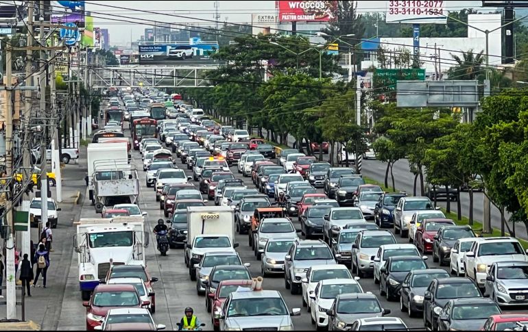 Desde 2020 a 2024 se ha registrado un aumento de vehículos que exceden los límites de velocidad en Guadalajara. EL INFORMADOR/