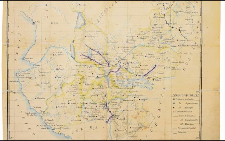 La exposición cartográfica está integrada por 19 piezas. CORTESÍA