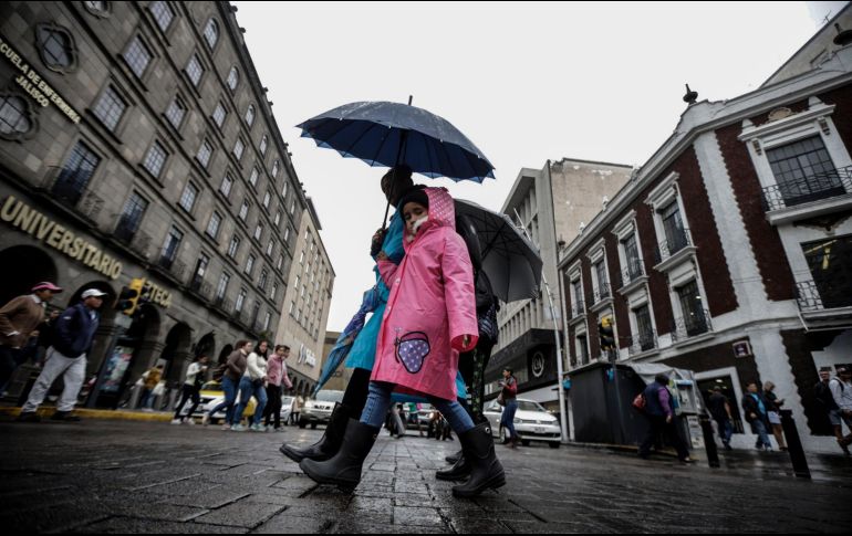 La lluvia y el frío son los efectos más comunes de estos fenómenos en México. EL INFORMADOR/Archivo