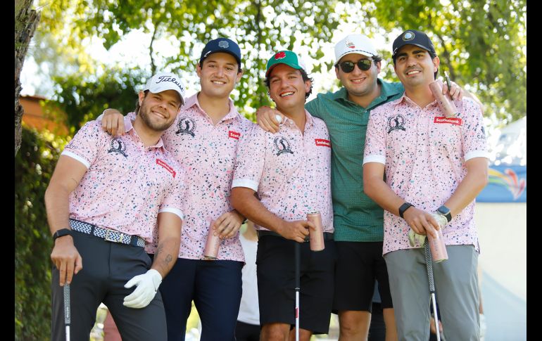 Armando Anguiano, Jesús Sánchez, Rodrigo Silva, Elías Estrada y Rodrigo Martínez. GENTE BIEN JALISCO/ Claudio Jimeno