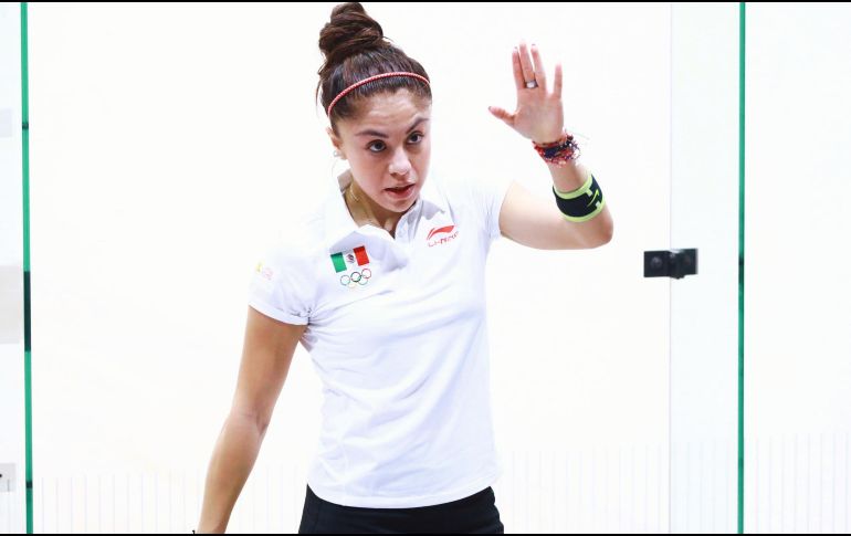 Paola Longoria derrotó este día a Gabriela Martínez, representante de Guatemala, con parciales de 11-5, 6-11, 11-9 y 12-10. IMAGO7