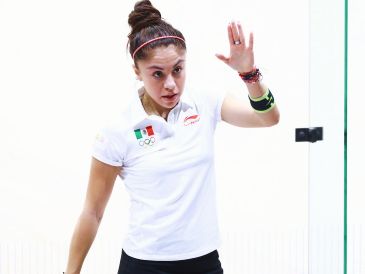 Paola Longoria derrotó este día a Gabriela Martínez, representante de Guatemala, con parciales de 11-5, 6-11, 11-9 y 12-10. IMAGO7