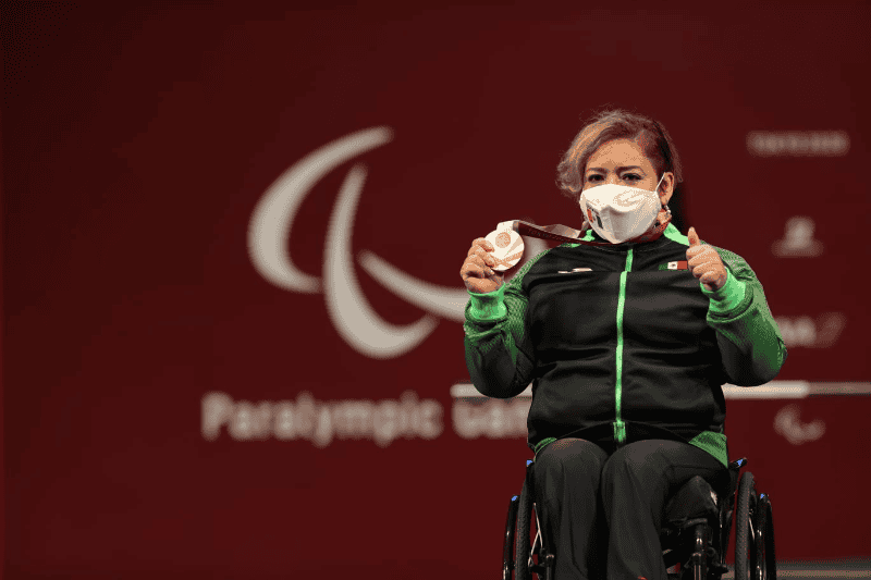 Amalia Pérez compite en Levantamiento de Pesas de estos Juegos Paralímpicos 2024. Gobierno de México/ www.gob.mx 