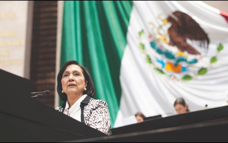 Amalia García Medina, senadora por Movimiento Ciudadano. X / @amaliagarciamx