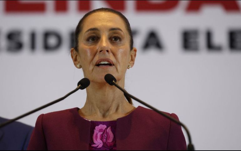 La presidenta electa, Claudia Sheinbaum, habló la noche de hoy sobre la mayoría calificada de Morena en la Cámara de Diputados y el Senado, así como la propuesta de reforma al Poder Judicial. SUN / D. Simón Sánchez