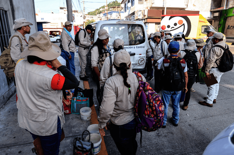 Los casos de dengue en México se dispararon el 239 por ciento, mientras que las muertes se multiplicaron por nueve. EFE/ David Guzmán