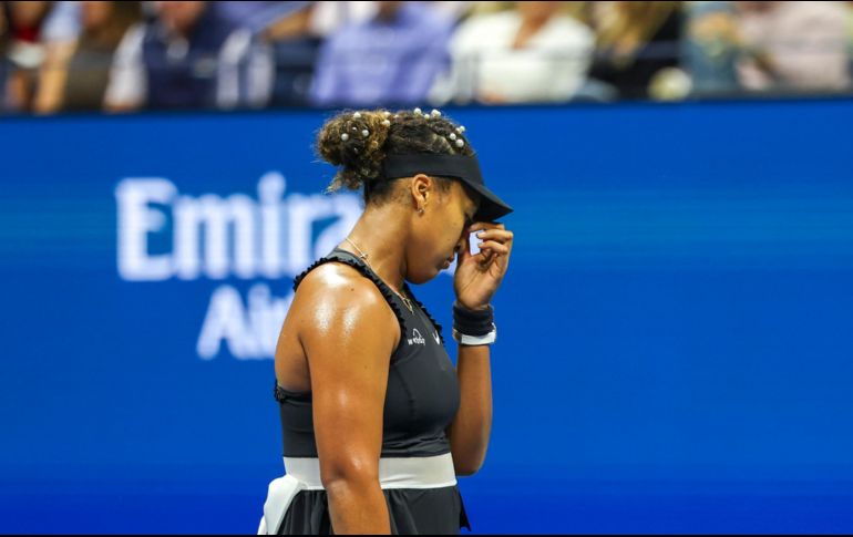 Naomi Osaka todavía no llega a su mejor nivel y se fue del US Open en segunda ronda. EFE/S. Yensen