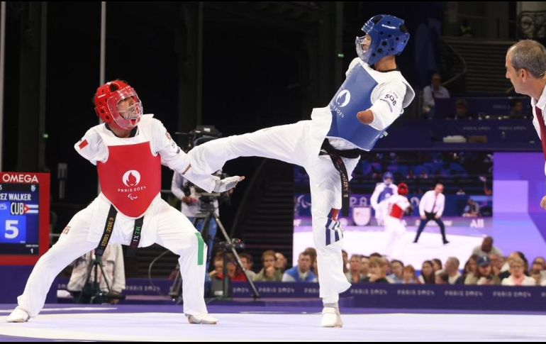 Juan Diego García se impuso al japonés Shunsuke Kudo en el duelo por el tercer lugar de la categoría K-44 de los 70 kg. X / @COPAME