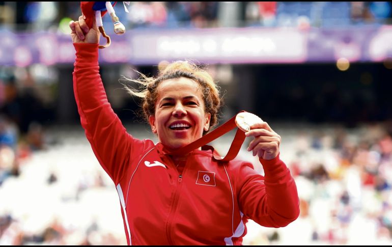 Raoua Tlili ha aparecido en un podio paralímpico desde Beijing 2008. ESPECIAL