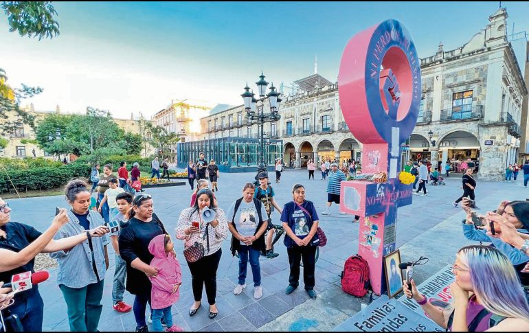 Guadalajara es una de las ciudades donde se han manifestado familias afectadas por el feminicidio. EL INFORMADOR/A. Navarro