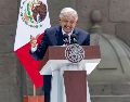 El presidente, Andrés Manuel López Obrador, dio su último informe de Gobierno en el Zócalo de la Ciudad de México. SUN/ H. Salvador.